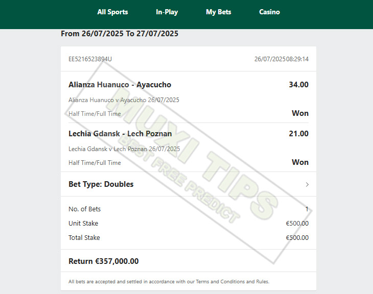 Fixed Matches
