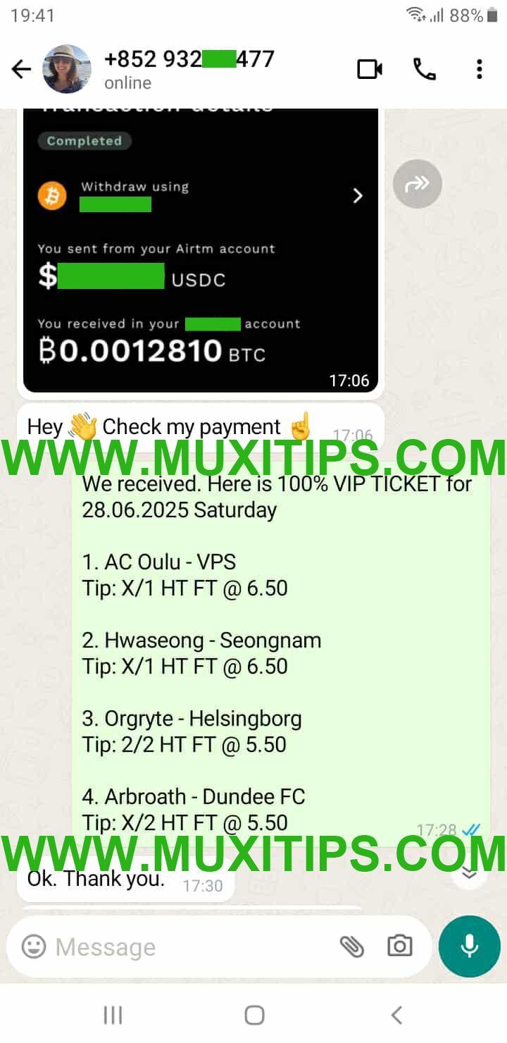 100% Secure Fixed Matches