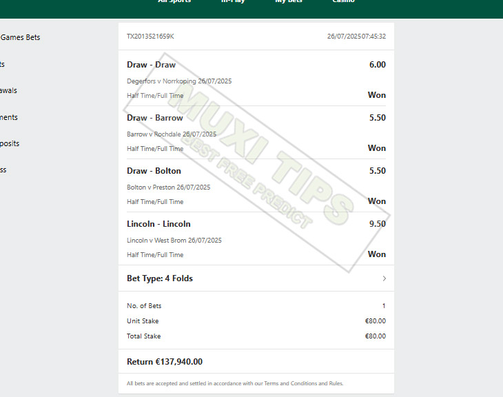 Fixed Matches