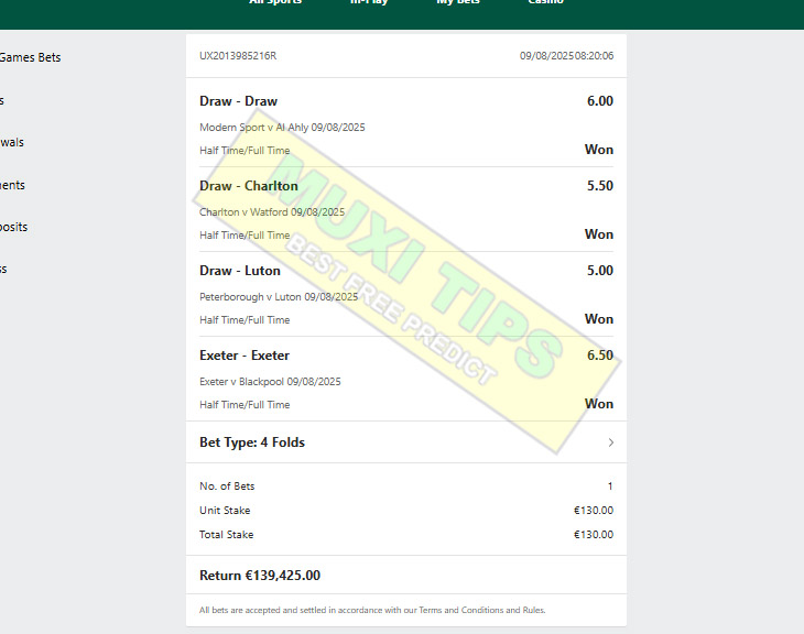 Correct Fixed Matches